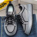 2026 spring new men's shoes: breathable, high-end, thick-soled, height-increasing white sneakers - youth sports & casual skate shoes for men
