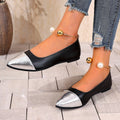 Exportplus size43french pointed toe flats women's color matching flats women's spring & fallnew arrivalfairy style beanie shoes