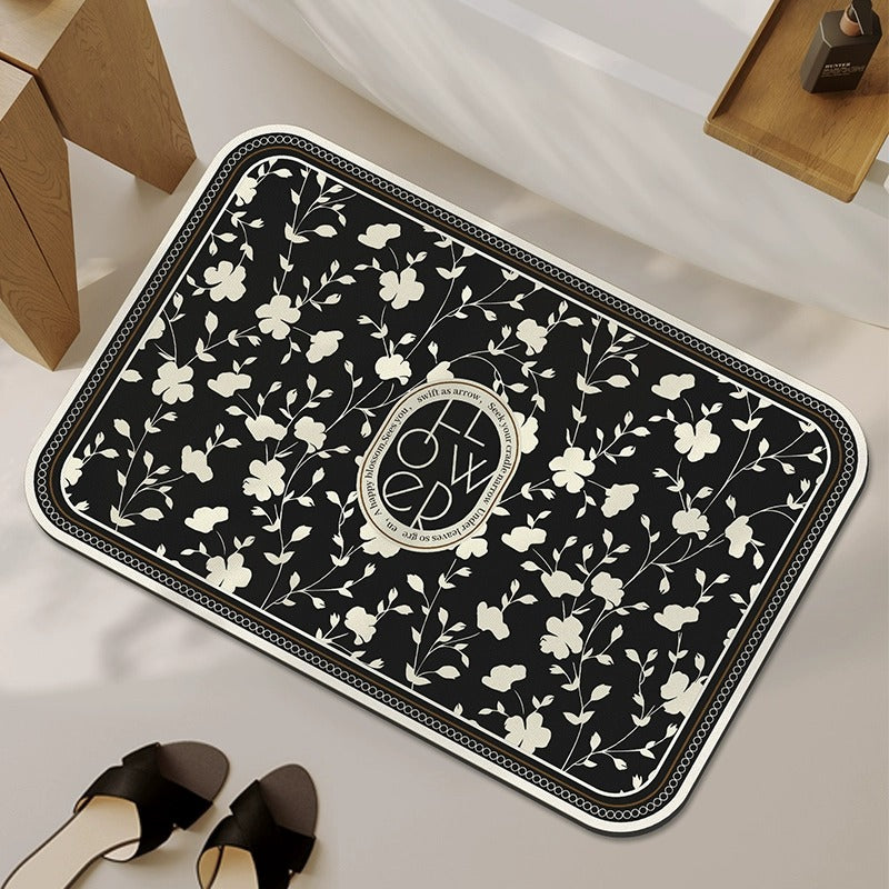 Floor mat bathroom winternew arrivalaccessible luxuryclassy diatom mud bathroom door non-slip toilet absorbent mat