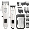 three-in-one multifunctional hairdressing device lcd digital display oil head trimmer for home hairdressing engraving sub-mother machine suit