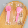 Individually wrapped 20ml plastic measuring spoons for liquid mask, laundry powder, fertilizer, and mask powder (10g)