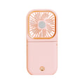 russian f30 handheld fan usb rechargeable mini foldable mobile phone holder power bank hanging neck fan
