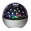 Starry sky projector lamp - bedroom ceiling eye protection mini night light with bluetooth speaker - romantic gift for her