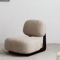 Wabi-sabi style alpaca cute single sofa chair solid wood casual floor-standing lazy kidspopularcasualaccessible luxury chair