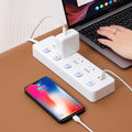 Multifunctional usb socket panel multi-hole with wire for home power strip power strip wiring board power strip converter sub-control