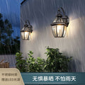Outdoor wall light waterproof gate balcony garden home courtyard aisle villa exterior wall lamp b&b french pillar light