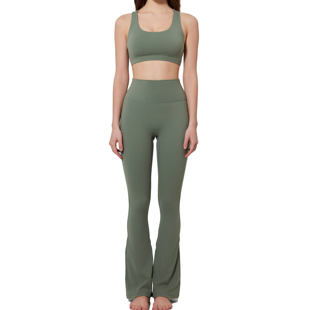 new yoga outfit set, shockproof running barely-there feel activewear set, premium women's fitness apparel