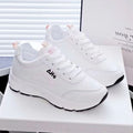 white shoes flats dad shoes women 2025autumnew arrival hong kong style easiest for match student white casual sports shoes