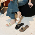 Spring/summer new french style outdoor beach slides women's versatile fashion flat ladies' flip-flops sandals