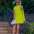 African cross-border  new arrivalfashion african elegantwork clothingpure color leisureloose style dress big sale