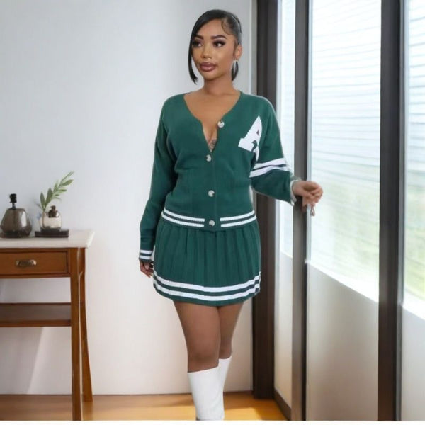 MMCTB College Style British Style Cartoon Jacquard Puppy Embroidery Knitted Cardigan Jacket Top Contrast Color Reducing Women