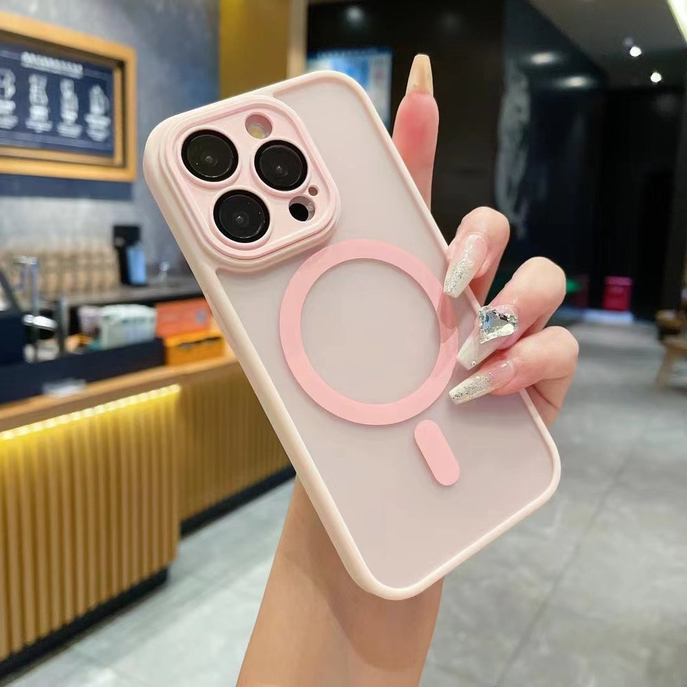 New yadun precision hole magnetic apple 17 phone case compatible with iphone 16 lens film full coverage protective case 13