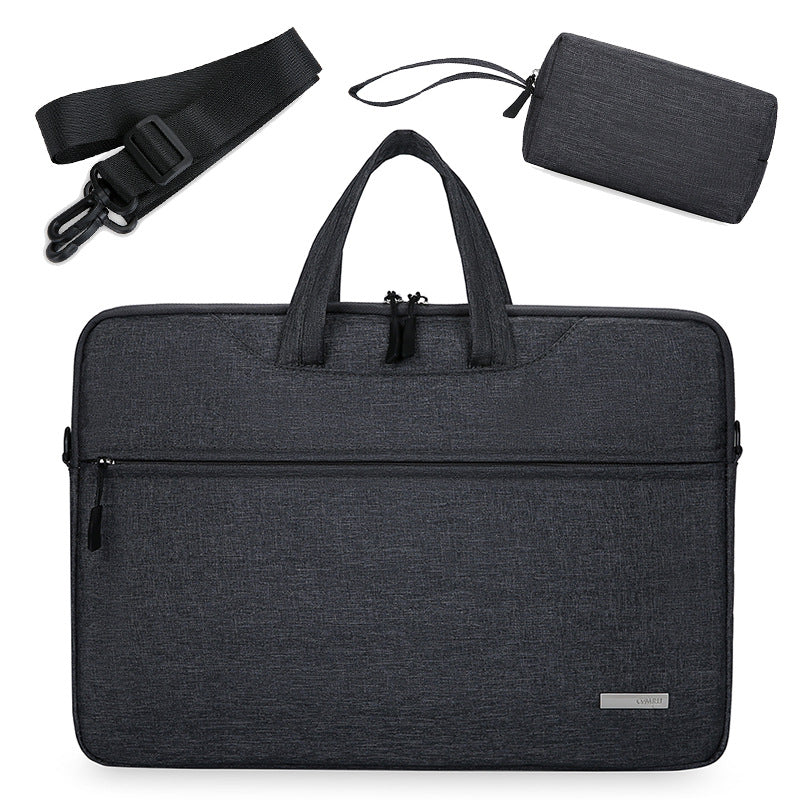 Cross-border computer bag, men's and women's business laptop liner bag/15-inch laptop shoulder bag oblique span bag