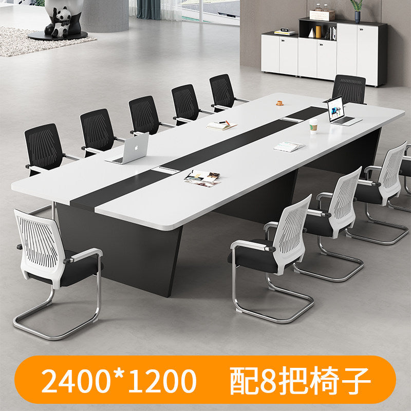 Saint-li conference table - modern minimalist executive desk and chair set - premium office conference table and meeting room furniture