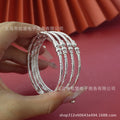 middle east silver beaded bracelet - elegant and stylish embossed pattern adjustable bangle - fashion accessory