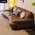 Popular minimalist sofa, european-style white cream aesthetic, suitable for small and large apartments, living room, home use, light luxury, small apartment sofa