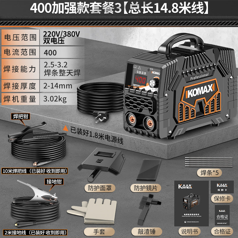 220v portable mini welding machine for home use, 315 dual voltage industrial grade all-copper 380v welder