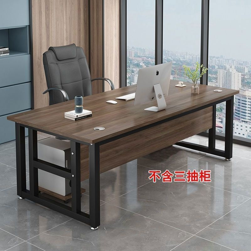 Office desk boss desk workstation executive manager computer desk desktop study writing wooden table