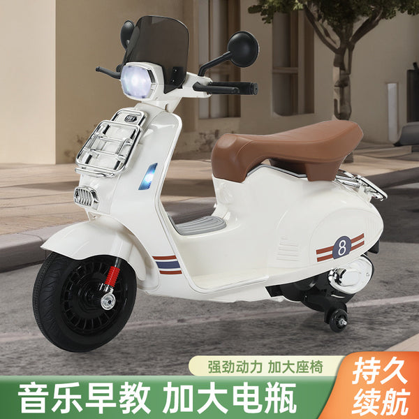 Children's electric motorcycle baby children's electric vehicle toys year-old gift music safety anti-rollover toy car