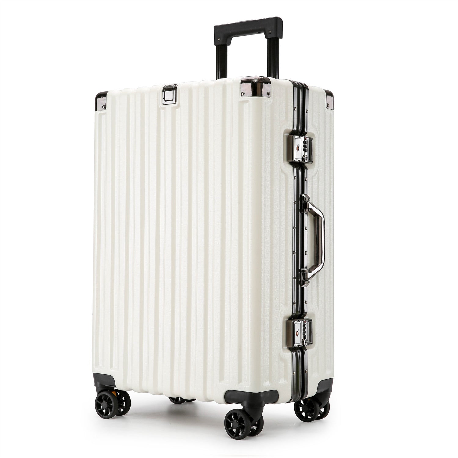 Cross-border luggage male student silent universal wheel 24 zipper box female new password box 26-inch suitcase wholesale