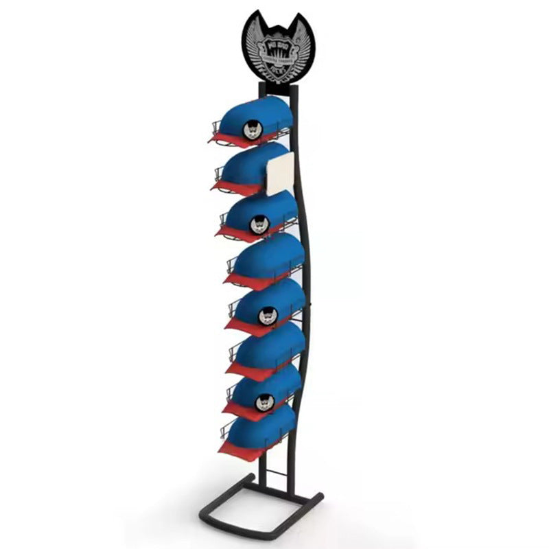 Source Factory Metal Hat Display Rack Hat Rack Hanging Hat Display Rack Storage Rack