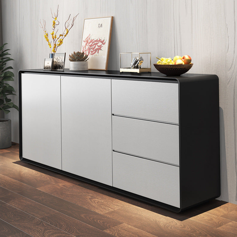 Solid wood sideboard - minimalist tea cabinet for living room, nordic kitchen storage cabinet, entryway console table, storage cabinet