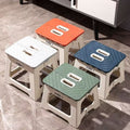 Foldable stool, thickened adult chair, portable home & outdoor camping chair, handheld durable student chair