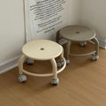 Swivel stool - heavy duty, durable, and portable. perfect for home use: ideal as a small stool, shoe bench, or step stool for adults and children. features smooth rolling casters for easy mobility