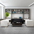 4s store office sofa customer business reception area reception room showroom negotiation small single three-person sofa