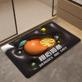Expanding floral 3d diatomite mud absorbent mat - quick-drying bathroom floor mat, non-slip toilet rug, home carpet pad