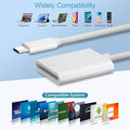 Camera card reader sd card compatible with apple iphone, sony, canon, nikon - connects memory cards, otg storage cards