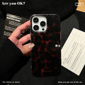 Glue glitter powder suitable for iphone17promax translucent leopard print mobile phone case apple 16 large hole protective cover cross-border