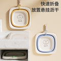 Wholesale newborn baby folding wash basin - square kids foot & bottom washing plastic basin - dormitory & home use small washbasin
