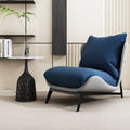 Τ blue leather + light gray leather shell τ