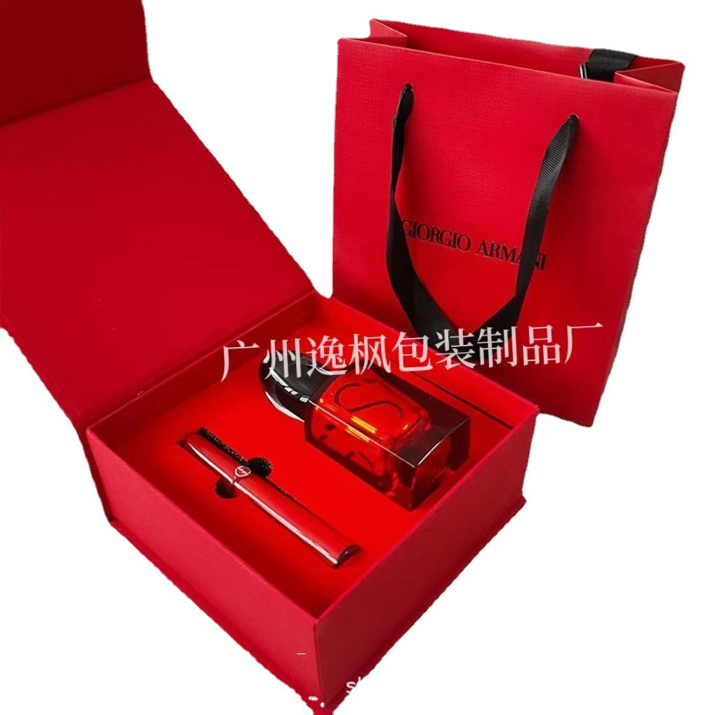 阿玛空礼盒包装礼盒香水礼盒套装唇釉粉底液气垫包装空盒礼