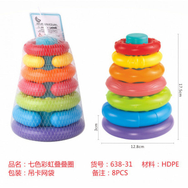 Cross-border export  children soft vinyl hand ball building block baby grasp training bath toy