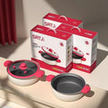 New low-pressure non-stick soup pot, brand new, uncoated, multi-functional, large capacity, micro-pressure cooker, stove-top compatible, wholesale gift option