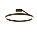 Modern minimalist slanted ring restaurant pendant light, minimalist black ring nordic bar bedroom eye-caring lighting fixture wholesale