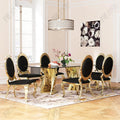 Marble dining table - modern luxury, high-end restaurant style - rectangular marble table