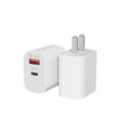 Pd20w dual-port fast charging adapter - multi-port fast charging kit, compatible with apple 8-16 series phone chargers