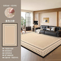 Distributed living room rug: waterproof, stain-resistant, retro style, new bedroom design, easy to clean, sofa coffee table blanket, light luxury, high-end