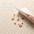 Distributed carpet living room  new cream style no-wash and wipeable bedroom waterproof sofa light luxury high-end floor mat