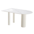 Rock slab dining table small apartment island small apartment all-in-one modern casualfor home cream style wall dining table