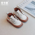 First come, first served! get a pair of kids' casual shoes for just ¥9. new autumn/winter collection: boys' double-layered cotton short boots, student square-toe, fleece-lined shoes