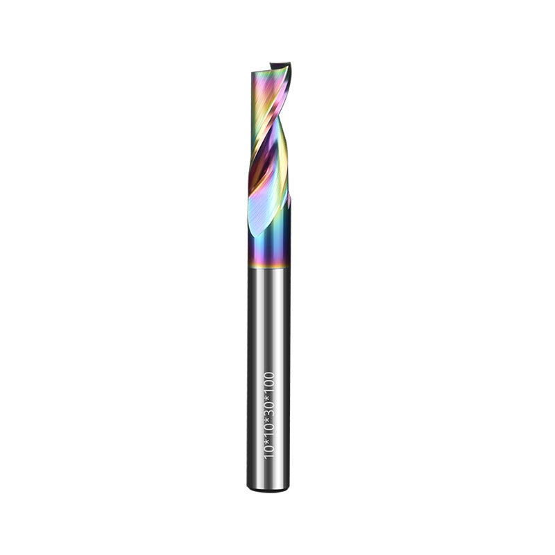 Baolian Profiling Colorful Single Edge Aluminum Milling Cutter Minimal Aluminum Alloy Door and Window Cutting Slotting Punching Step Drill Bit