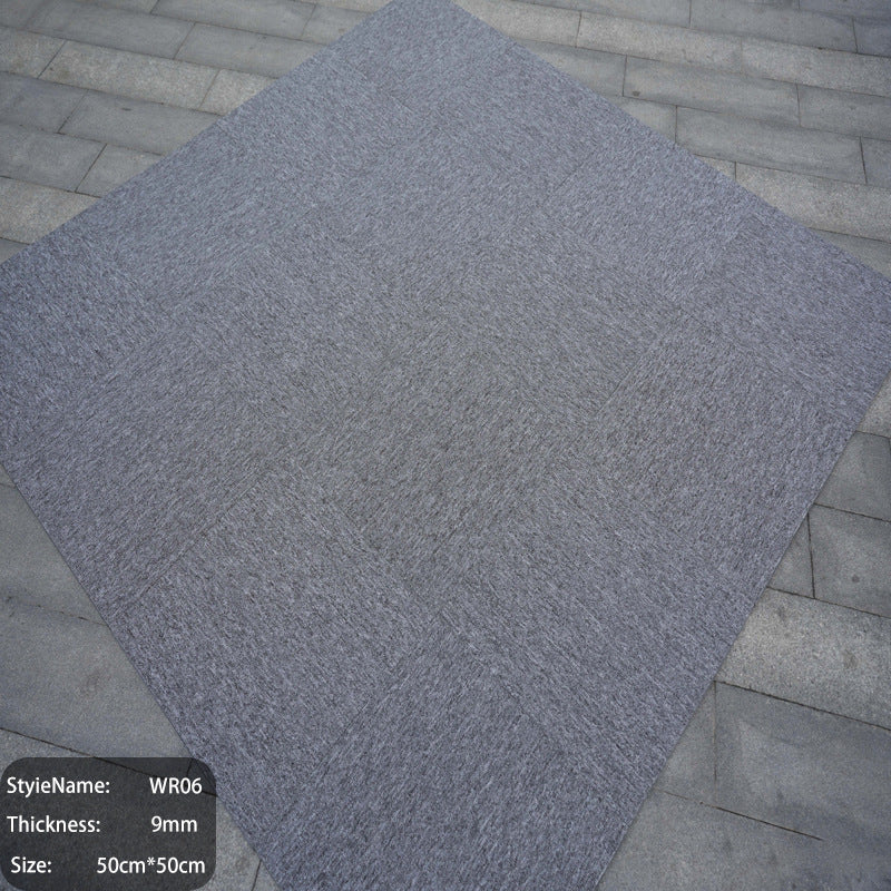 Extra thick commercial carpet for office use - large area, wear-resistant, quiet, square interlocking tiles for office buildings and conference rooms