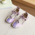 Girls' mermaid summer sandals - versatile soft sole, baby girl fashion runway bow princess sandals