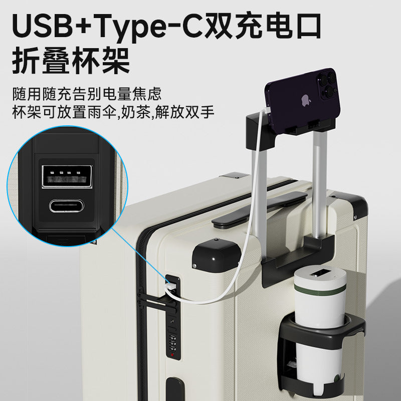 New 28-inch large-capacity trolley case 20-inch small travel password boarding case multi-function universal wheel suitcase