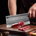 Bearing steel old-fashioned hand-forged for home slicing and chopping knife commercial chopping knife barbecue stall yangjiang kitchen knife