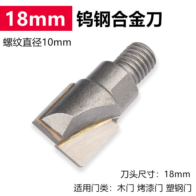 Solid wood door lock slotting machine, hole opener, full set, woodworking installation tools, special artifact for unlocking, upgraded version